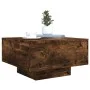 Couchtisch mit LED-Leuchten Räuchereiche 55x55x31 cm von , Couchtisch - Ref: Foro24-836578, Preis: 57,50 €, Rabatt: %