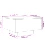 Mesa de centro madera de ingeniería roble marrón 55x55x31 cm de , Mesas de centro - Ref: Foro24-836573, Precio: 39,06 €, Desc...