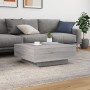 Mesa de centro madera de ingeniería gris Sonoma 80x80x31 cm de , Mesas de centro - Ref: Foro24-836586, Precio: 72,90 €, Descu...
