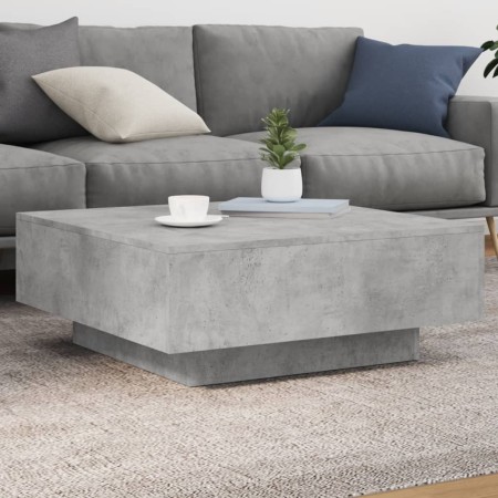 Mesa de centro madera de ingeniería gris hormigón 80x80x31 cm de , Mesas de centro - Ref: Foro24-836584, Precio: 73,98 €, Des...