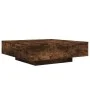 Engineered wood smoked oak coffee table 100x100x31 cm by , Coffee table - Ref: Foro24-836599, Price: 102,16 €, Discount: %