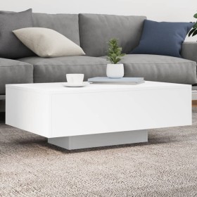 Mesa de centro con luces LED blanco 85x55x31 cm de , Mesas de centro - Ref: Foro24-836609, Precio: 76,05 €, Descuento: %