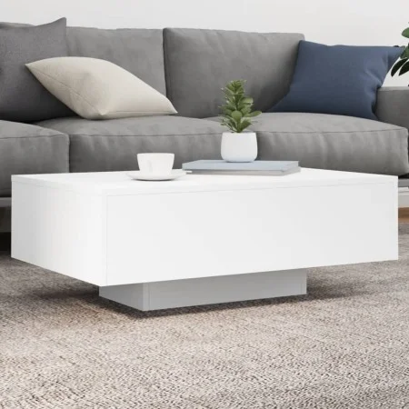 Couchtisch mit weißen LED-Leuchten 85x55x31 cm von , Couchtisch - Ref: Foro24-836609, Preis: 73,33 €, Rabatt: %