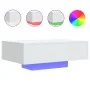 Couchtisch mit weißen LED-Leuchten 85x55x31 cm von , Couchtisch - Ref: Foro24-836609, Preis: 73,33 €, Rabatt: %