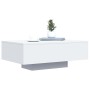 Mesa de centro con luces LED blanco 85x55x31 cm de , Mesas de centro - Ref: Foro24-836609, Precio: 76,05 €, Descuento: %