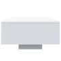Couchtisch mit weißen LED-Leuchten 85x55x31 cm von , Couchtisch - Ref: Foro24-836609, Preis: 73,33 €, Rabatt: %