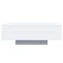 Couchtisch mit weißen LED-Leuchten 85x55x31 cm von , Couchtisch - Ref: Foro24-836609, Preis: 73,33 €, Rabatt: %
