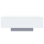 Mesa de centro con luces LED blanco 85x55x31 cm de , Mesas de centro - Ref: Foro24-836609, Precio: 76,05 €, Descuento: %