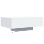 Mesa de centro con luces LED blanco 85x55x31 cm de , Mesas de centro - Ref: Foro24-836609, Precio: 76,05 €, Descuento: %