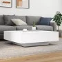 Couchtisch mit weißen LED-Leuchten 100x100x31 cm von , Couchtisch - Ref: Foro24-836602, Preis: 97,28 €, Rabatt: %