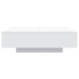 Mesa de centro con luces LED blanco 100x100x31 cm de , Mesas de centro - Ref: Foro24-836602, Precio: 100,81 €, Descuento: %