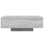 Mesa de centro con luces LED gris Sonoma 85x55x31 cm de , Mesas de centro - Ref: Foro24-836614, Precio: 78,77 €, Descuento: %