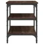 Engineered wood oak brown shoe bench 70x38.5x49 cm by , Benches for halls and storage - Ref: Foro24-839042, Price: 48,61 €, D...