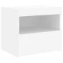 Mesitas de noche con luces LED 2 unidades blanco 50x40x45 cm de , Mesitas de noche - Ref: Foro24-836764, Precio: 113,09 €, De...