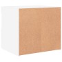 Mesitas de noche con luces LED 2 unidades blanco 50x40x45 cm de , Mesitas de noche - Ref: Foro24-836764, Precio: 115,48 €, De...
