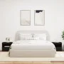 Mesitas de noche con luces LED 2 unidades negro 50x40x45 cm de , Mesitas de noche - Ref: Foro24-836766, Precio: 103,47 €, Des...