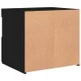 Mesitas de noche con luces LED 2 unidades negro 50x40x45 cm de , Mesitas de noche - Ref: Foro24-836766, Precio: 103,47 €, Des...
