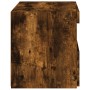 Mesitas de noche con luces LED 2 uds roble ahumado 50x40x45 cm de , Mesitas de noche - Ref: Foro24-836772, Precio: 89,12 €, D...