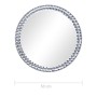Espejo de pared de vidrio templado 50 cm de vidaXL, Espejos - Ref: Foro24-249448, Precio: 38,48 €, Descuento: %