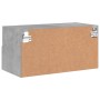 Mueble de pared TV madera ingeniería gris hormigón 60x30x30 cm de , Muebles TV - Ref: Foro24-836860, Precio: 39,30 €, Descuen...