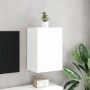 Mueble de TV de pared madera ingeniería blanco 40,5x30x60 cm de , Muebles TV - Ref: Foro24-836910, Precio: 40,37 €, Descuento: %