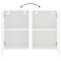 Mueble de TV de pared madera ingeniería blanco 40,5x30x60 cm de , Muebles TV - Ref: Foro24-836910, Precio: 40,37 €, Descuento: %