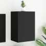 Mueble de TV de pared madera de ingeniería negro 40,5x30x60 cm de , Muebles TV - Ref: Foro24-836912, Precio: 44,27 €, Descuen...