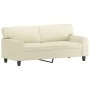 2-Sitzer-Sofa aus Kunstleder in der Farbe Creme 140 cm von , Sofas - Ref: Foro24-359418, Preis: 229,73 €, Rabatt: %