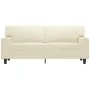 2-Sitzer-Sofa aus Kunstleder in der Farbe Creme 140 cm von , Sofas - Ref: Foro24-359418, Preis: 229,73 €, Rabatt: %