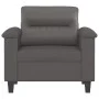 Kunstleder Sessel grau 60 cm von , Sofas - Ref: Foro24-359575, Preis: 158,50 €, Rabatt: %
