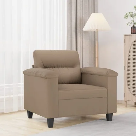 Sillón cuero sintético color capuchino 60 cm de , Sofás - Ref: Foro24-359577, Precio: 158,50 €, Descuento: %