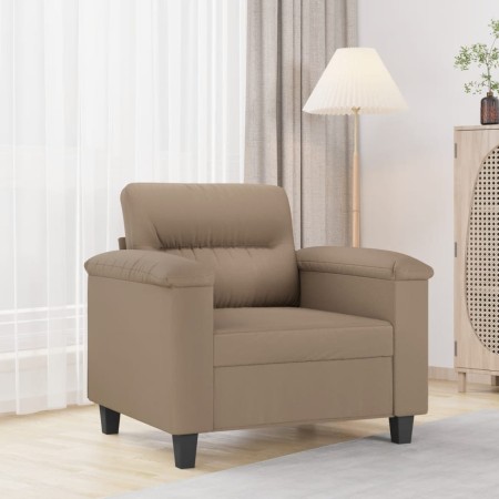 Sillón cuero sintético color capuchino 60 cm de , Sofás - Ref: Foro24-359577, Precio: 160,83 €, Descuento: %