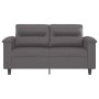 Sofá de 2 plazas de cuero sintético gris 120 cm de , Sofás - Ref: Foro24-359580, Precio: 222,91 €, Descuento: %