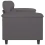 Sofá de 2 plazas de cuero sintético gris 120 cm de , Sofás - Ref: Foro24-359580, Precio: 219,58 €, Descuento: %