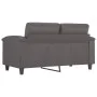 Sofá de 2 plazas de cuero sintético gris 120 cm de , Sofás - Ref: Foro24-359580, Precio: 219,58 €, Descuento: %