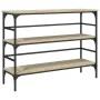 Engineered wood Sonoma oak console table 100x32x75 cm by , Side tables - Ref: Foro24-839049, Price: 60,88 €, Discount: %
