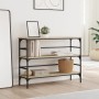 Mesa consola madera de ingeniería roble Sonoma 100x32x75 cm de , Mesas auxiliares - Ref: Foro24-839049, Precio: 61,64 €, Desc...