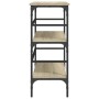 Mesa consola madera de ingeniería roble Sonoma 100x32x75 cm de , Mesas auxiliares - Ref: Foro24-839049, Precio: 61,64 €, Desc...