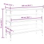 Mesa consola madera de ingeniería roble Sonoma 100x32x75 cm de , Mesas auxiliares - Ref: Foro24-839049, Precio: 61,64 €, Desc...