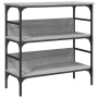 Mesa consola madera de ingeniería gris Sonoma 75x32x75 cm de , Mesas auxiliares - Ref: Foro24-839056, Precio: 51,20 €, Descue...