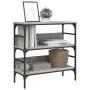 Engineered wood gray Sonoma console table 75x32x75 cm by , Side tables - Ref: Foro24-839056, Price: 50,58 €, Discount: %