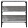 Mesa consola madera de ingeniería gris Sonoma 75x32x75 cm de , Mesas auxiliares - Ref: Foro24-839056, Precio: 51,20 €, Descue...