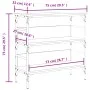 Engineered wood gray Sonoma console table 75x32x75 cm by , Side tables - Ref: Foro24-839056, Price: 50,58 €, Discount: %