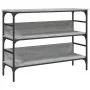 Mesa consola madera de ingeniería gris Sonoma 100x32x75 cm de , Mesas auxiliares - Ref: Foro24-839061, Precio: 64,67 €, Descu...