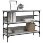Mesa consola madera de ingeniería gris Sonoma 100x32x75 cm de , Mesas auxiliares - Ref: Foro24-839061, Precio: 64,67 €, Descu...