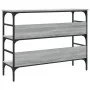 Mesa consola madera de ingeniería gris Sonoma 100x32x75 cm de , Mesas auxiliares - Ref: Foro24-839061, Precio: 64,67 €, Descu...