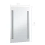 Espejo de pared de baño con LED 60x100 cm de vidaXL, Espejos - Ref: Foro24-144704, Precio: 79,84 €, Descuento: %
