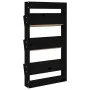 Jardinera de pared 3 niveles madera pino negro 60x18,5x110 cm de , Maceteros y jardineras - Ref: Foro24-825118, Precio: 86,43...
