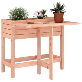 Jardinera con tapa plegable madera maciza de pino Douglas de , Maceteros y jardineras - Ref: Foro24-825126, Precio: 88,57 €, ...