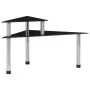 Estantería de cocina vidrio templado negro 49,5x35x26 cm de vidaXL, Especieros - Ref: Foro24-249526, Precio: 13,12 €, Descuen...